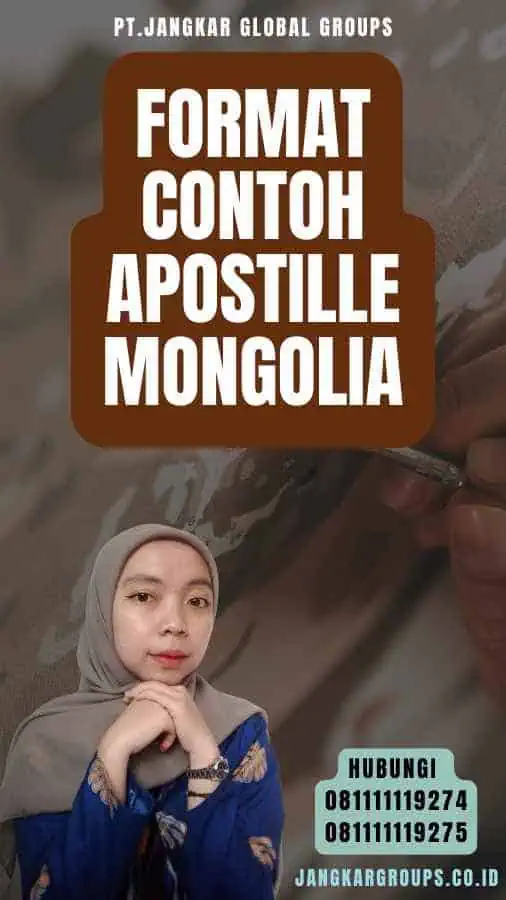 Format Contoh Apostille Mongolia