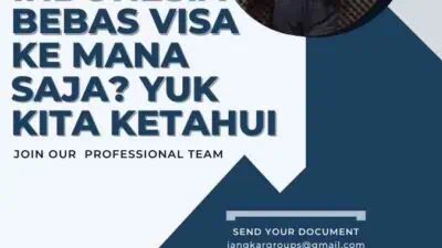 Indonesia bebas visa ke mana saja? Yuk Kita Ketahui