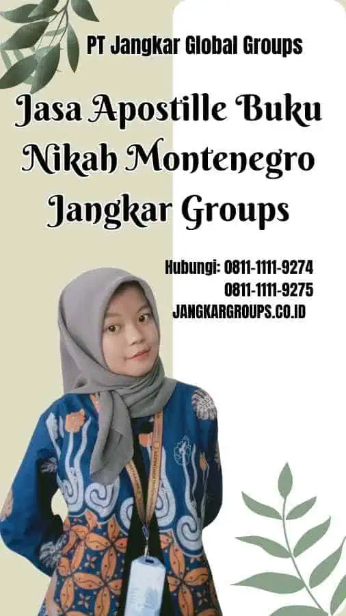 Jasa Apostille Buku Nikah Montenegro Jangkar Groups