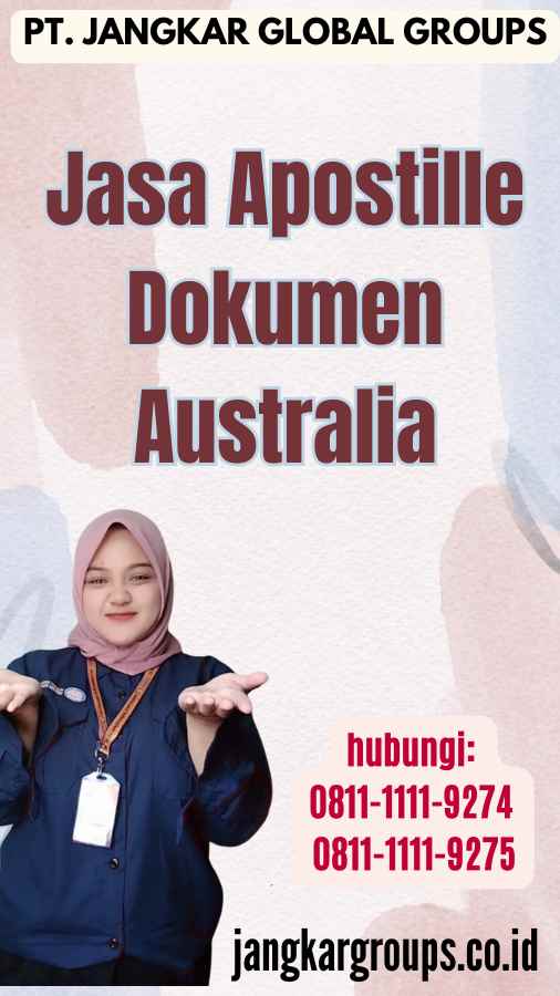 Jasa Apostille Dokumen Australia