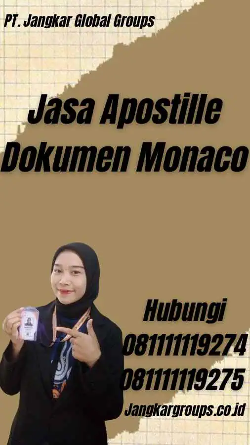 Jasa Apostille Dokumen Monaco