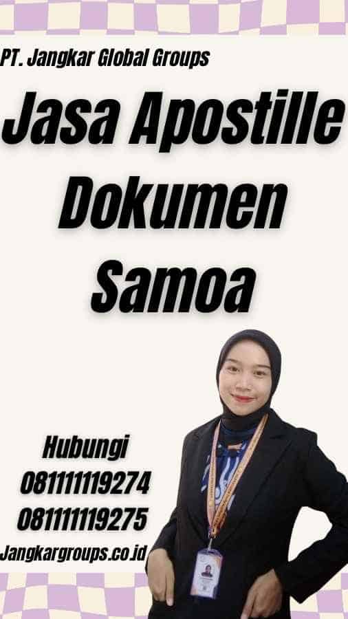 Jasa Apostille Dokumen Samoa