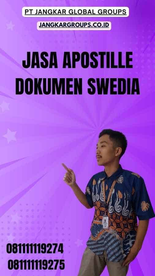 Jasa Apostille Dokumen Swedia