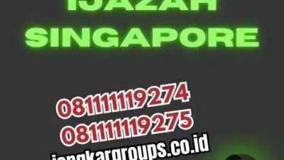 Jasa Apostille Ijazah Singapore