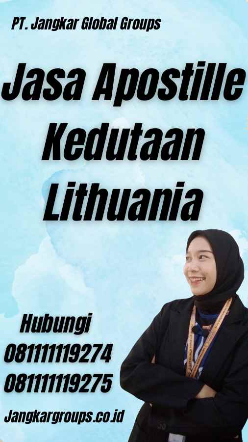 Jasa Apostille Kedutaan Lithuania