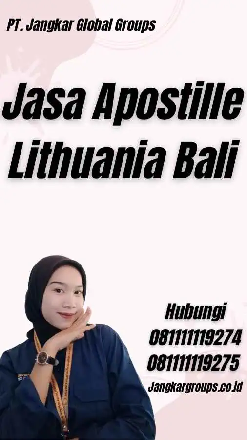 Jasa Apostille Lithuania Bali