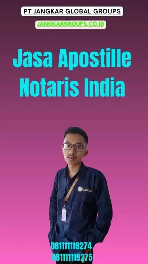 Jasa Apostille Notaris India