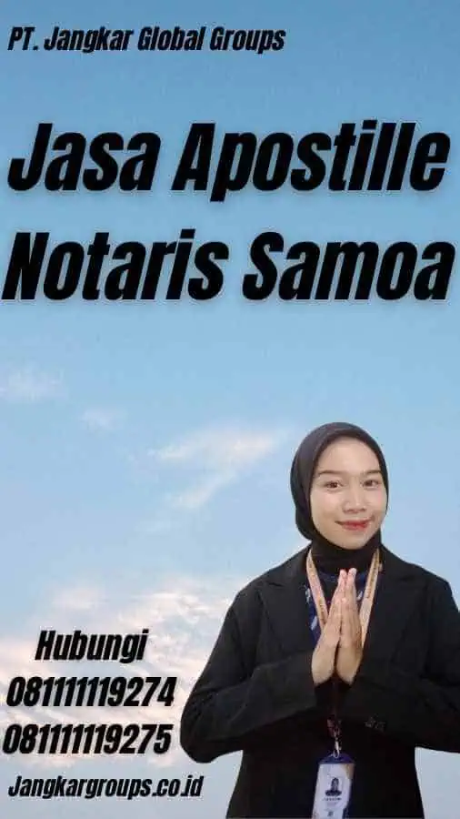 Jasa Apostille Notaris Samoa