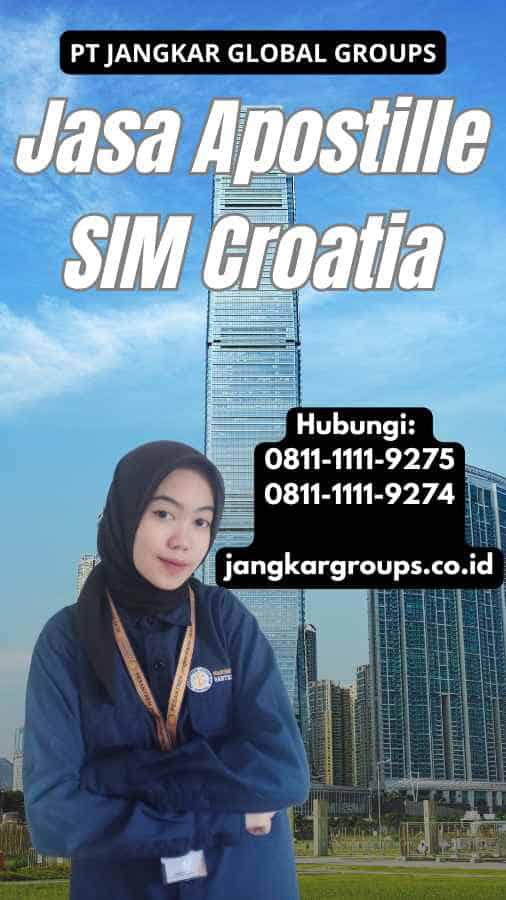 Jasa Apostille SIM Croatia