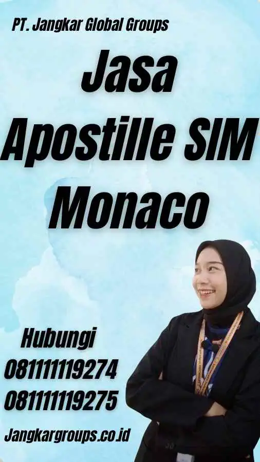 Jasa Apostille SIM Monaco