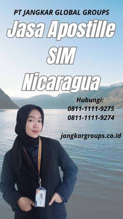 Jasa Apostille SIM Nicaragua