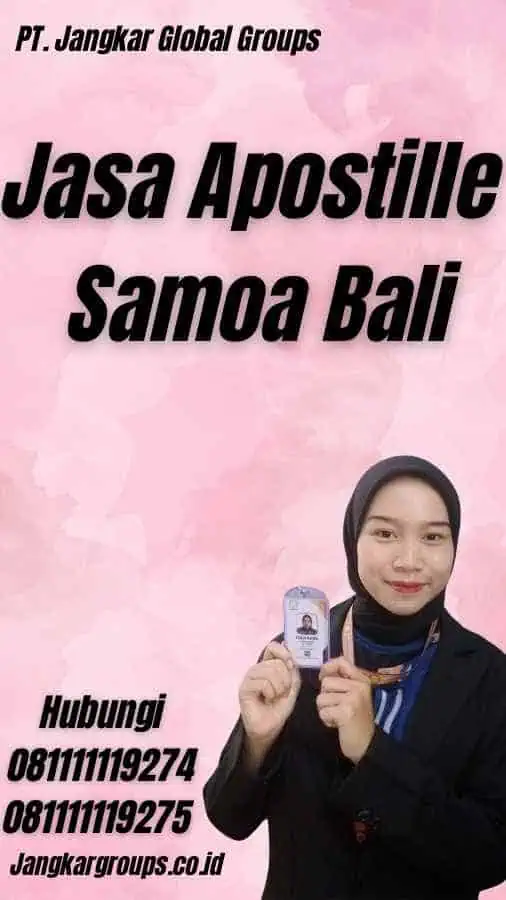 Jasa Apostille Samoa Bali