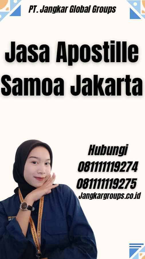 Jasa Apostille Samoa Jakarta