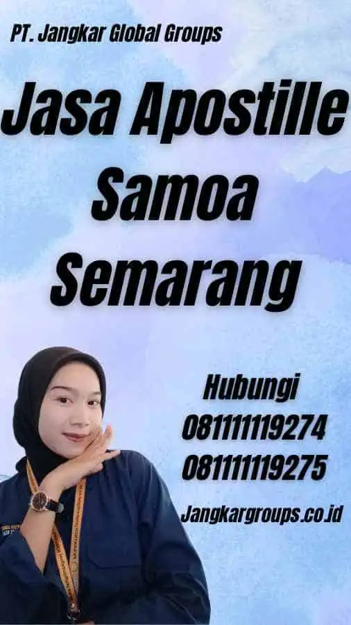 Jasa Apostille Samoa Semarang