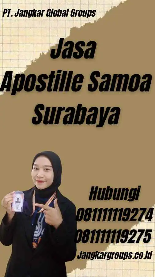 Jasa Apostille Samoa Surabaya