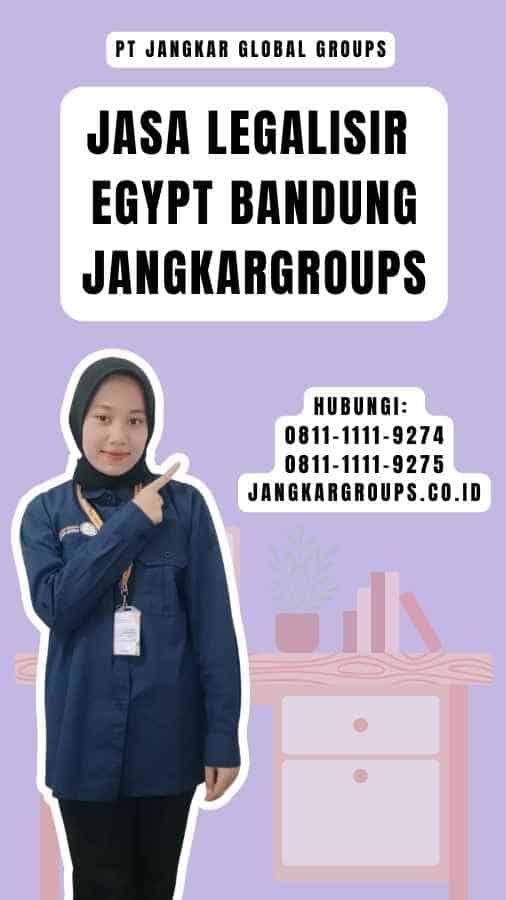 Jasa Legalisir Egypt Bandung Jangkargroups