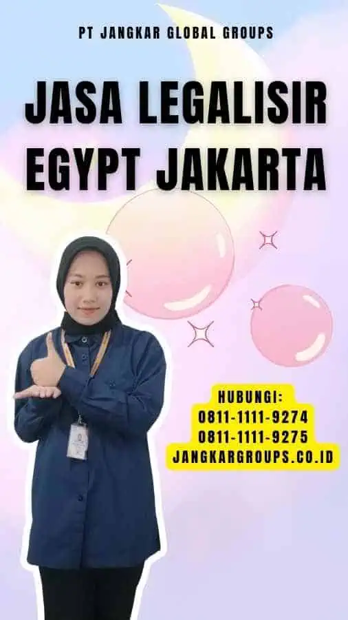 Jasa Legalisir Egypt Jakarta