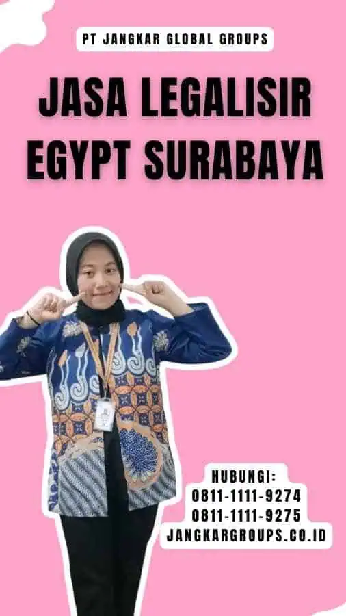 Jasa Legalisir Egypt Surabaya