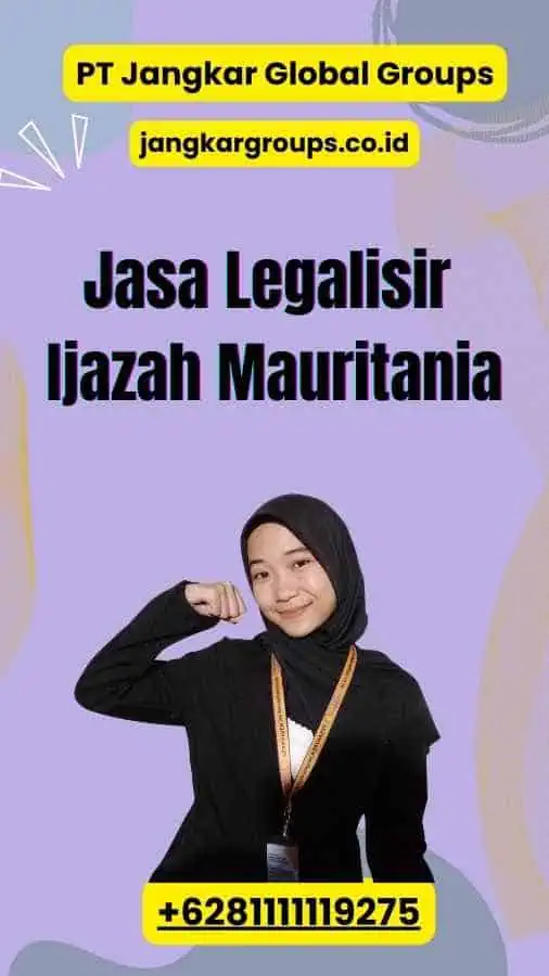 Jasa Legalisir Ijazah Mauritania