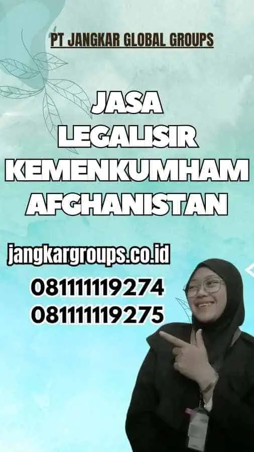 Jasa Legalisir Kemenkumham Afghanistan