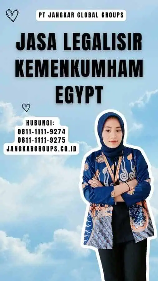 Jasa Legalisir Kemenkumham Egypt