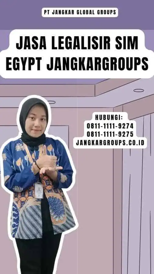 Jasa Legalisir SIM Egypt Jangkargroups