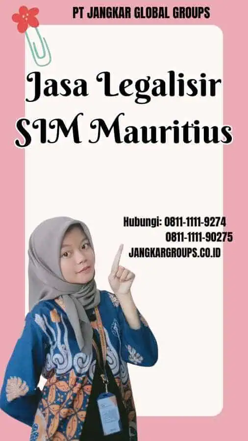 Jasa Legalisir SIM Mauritius