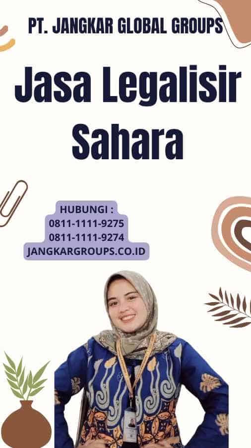 Jasa Legalisir Sahara