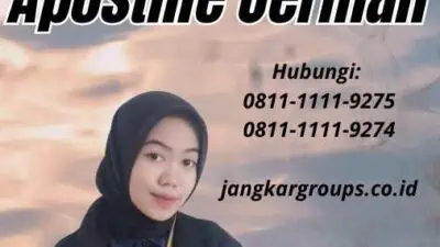 Jasa Pengurusan Apostille Jerman