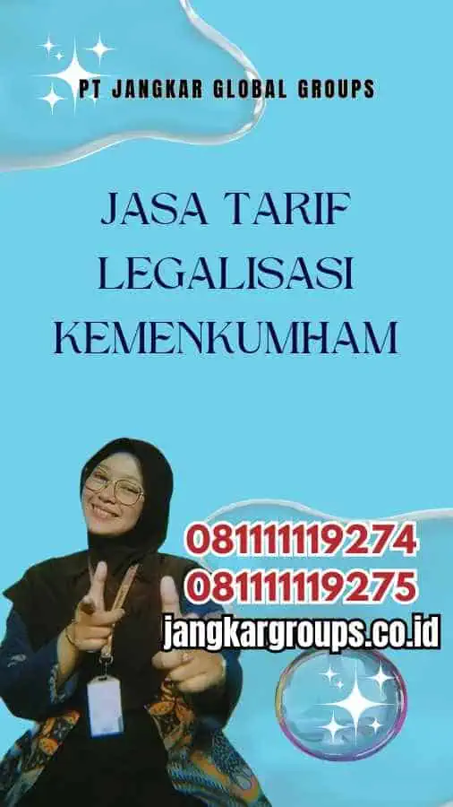 Jasa Tarif Legalisasi Kemenkumham