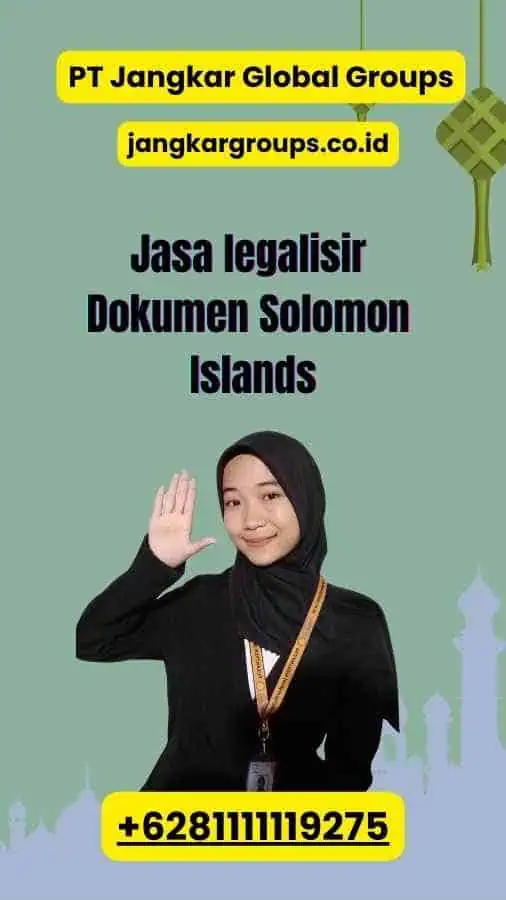 Jasa legalisir Dokumen Solomon Islands