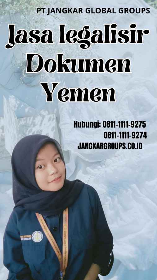 Jasa legalisir Dokumen Yemen