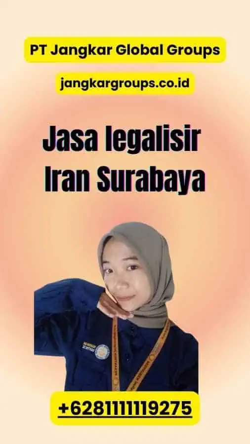 Jasa legalisir Iran Surabaya