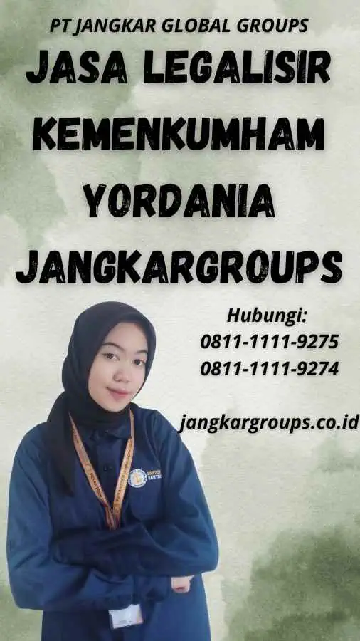 Jasa legalisir Kemenkumham Yordania Jangkargroups