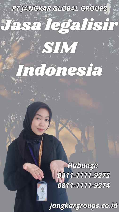 Jasa legalisir SIM Indonesia