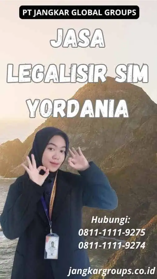 Jasa legalisir SIM Yordania