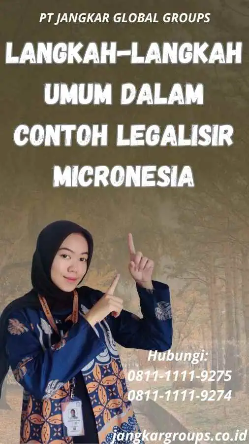 Langkah-Langkah Umum dalam Contoh Legalisir Micronesia