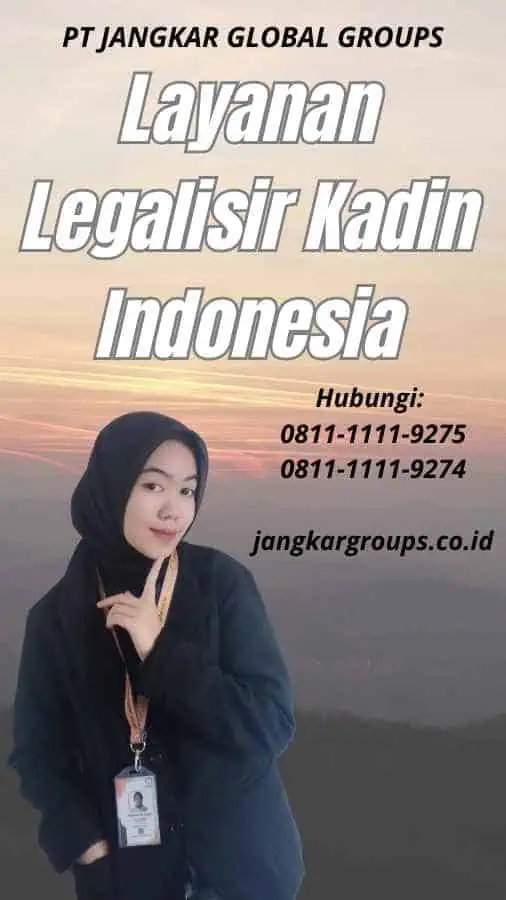 Layanan Legalisir Kadin Indonesia