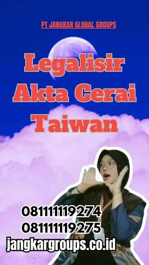 Legalisir Akta Cerai Taiwan