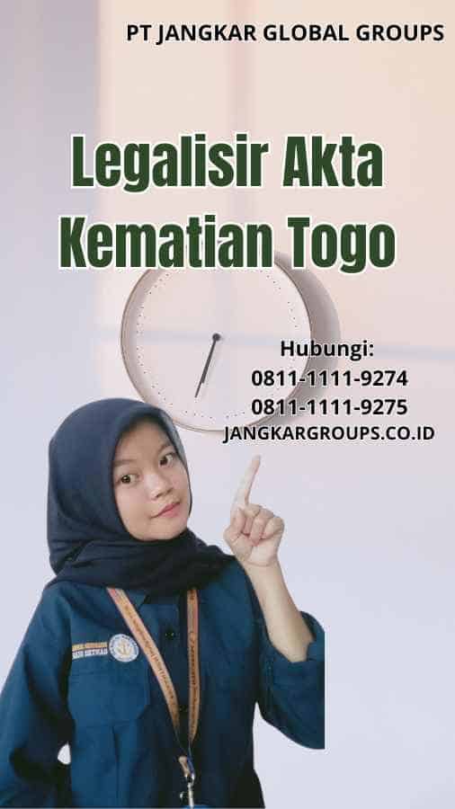 Legalisir Akta Kematian Togo