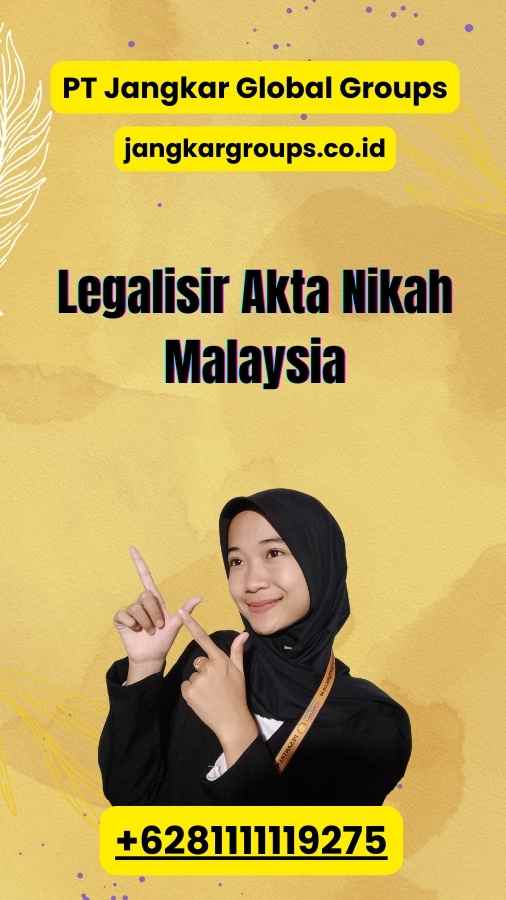 Legalisir Akta Nikah Malaysia