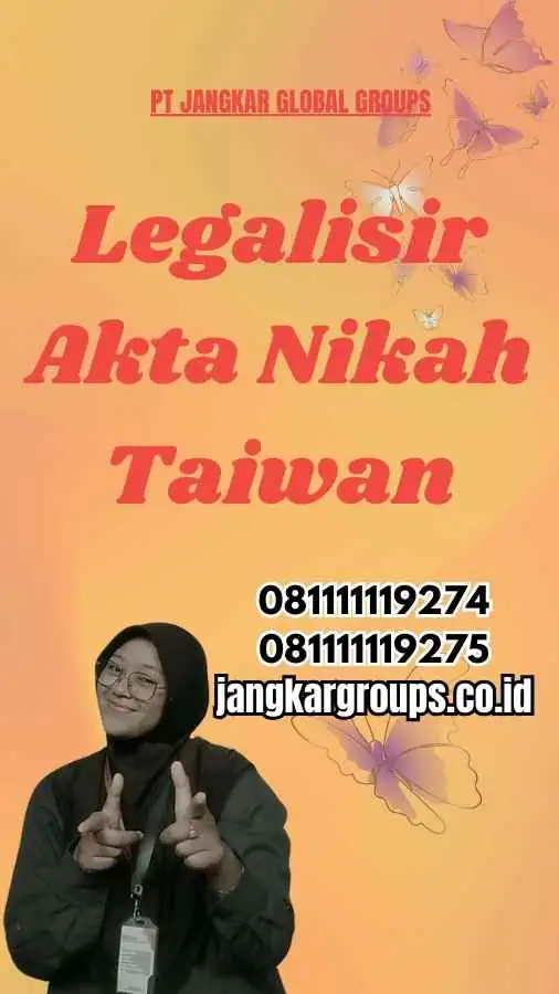 Legalisir Akta Nikah Taiwan