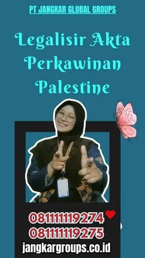 Legalisir Akta Perkawinan Palestine