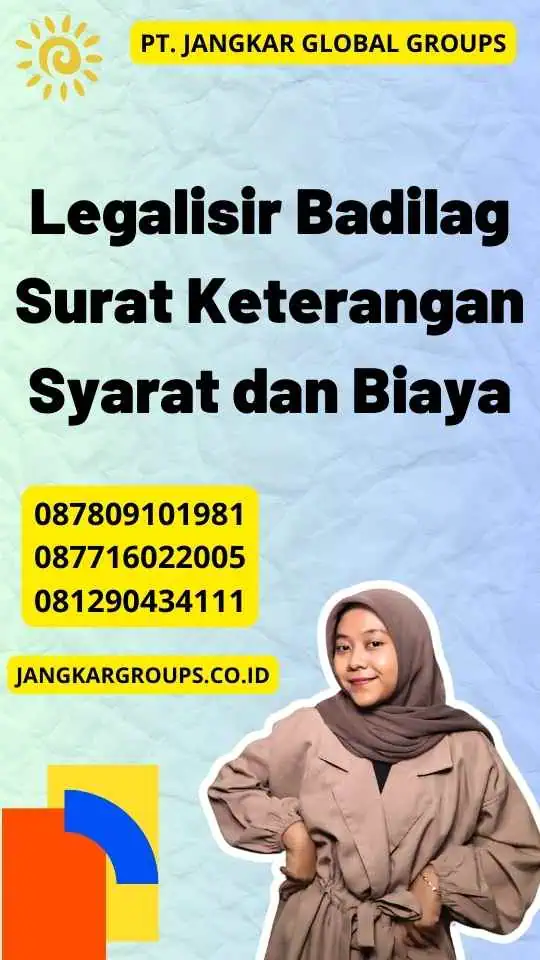 Legalisir Badilag Surat Keterangan Syarat dan Biaya