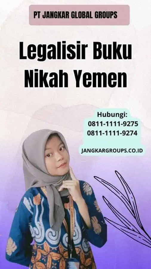 Legalisir Buku Nikah Yemen