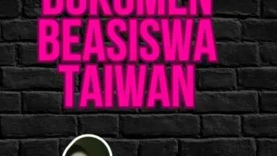 Legalisir Dokumen Beasiswa Taiwan