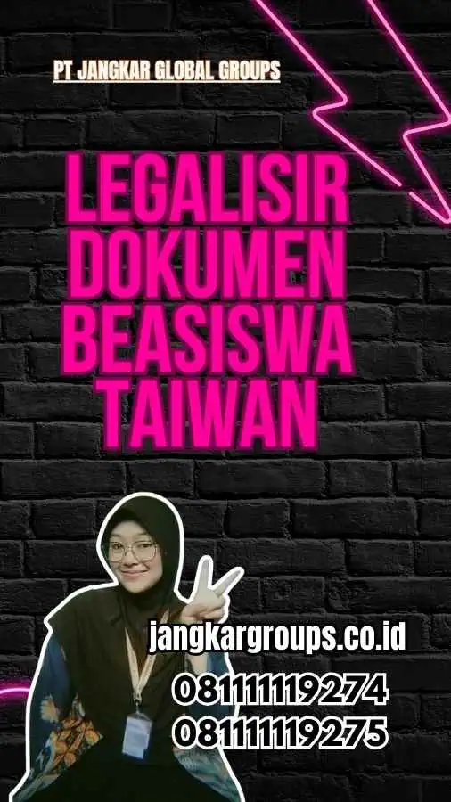 Legalisir Dokumen Beasiswa Taiwan