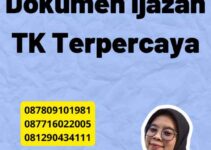 Legalisir Dokumen Ijazah TK Terpercaya