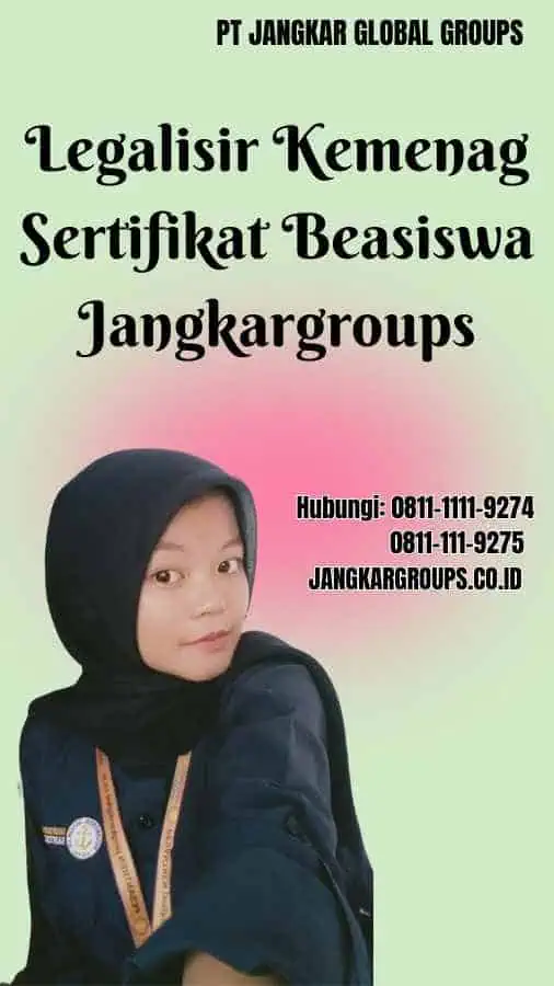 Legalisir Kemenag Sertifikat Beasiswa Jangkargroups