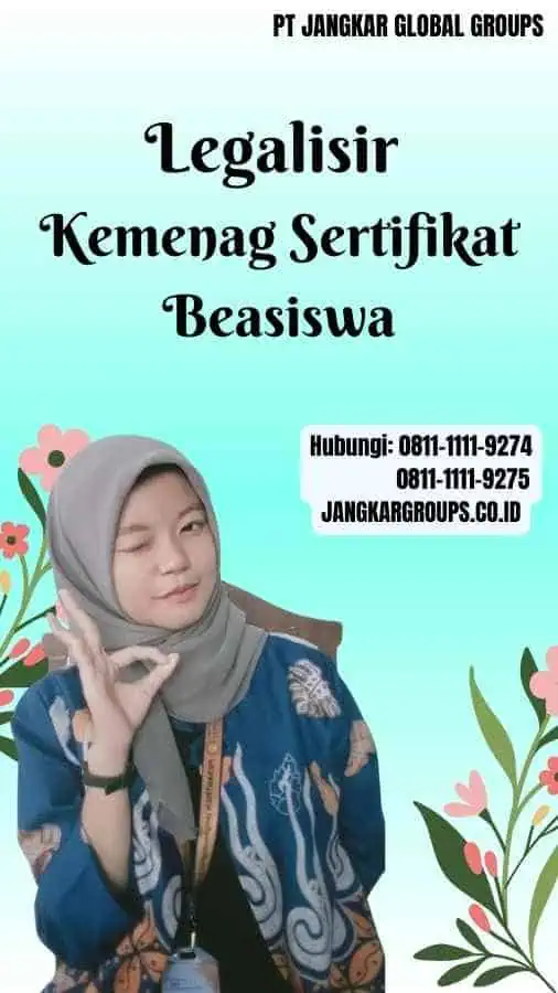 Legalisir Kemenag Sertifikat Beasiswa